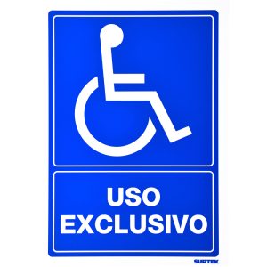 Señal "Uso exclusivo" Surtek SES11