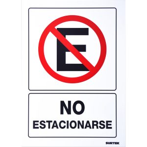 Señal "No estacionarse" Surtek SES43
