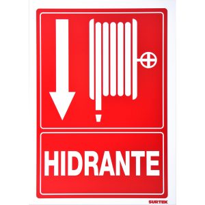 Señal "Hidrante" Surtek SES45