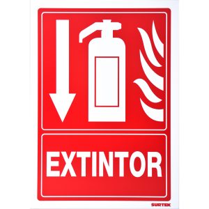 Señal "Extintor" Surtek SES47