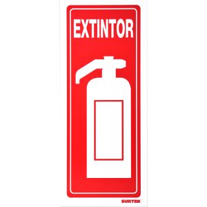 Señal "Extintor" vertical Surtek SES48