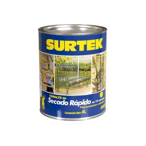 Esmalte de secado rápido 4 Lt color rojo Surtek SP40345
