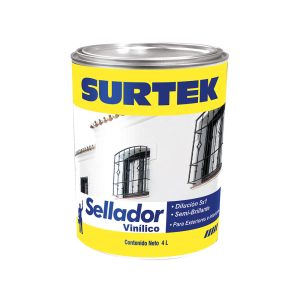 Sellador vinílico 4 Lt color blanco Surtek SV100