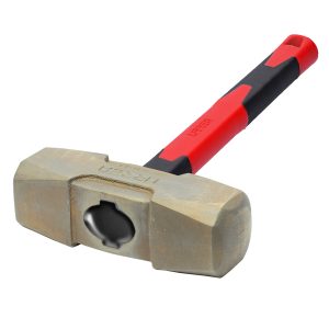 Marro de bronce-aluminio antichispa de 18lb con mango largo de fibra de vidrio 20" Urrea UH74FGS