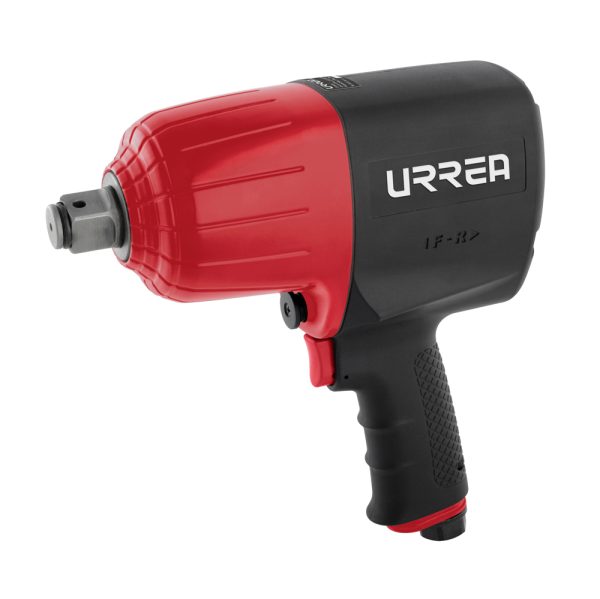 Pistola de impacto neumática cuadro de 3/4" 1,400 Ft-lb composite sistema twin hammer Urrea UPX776