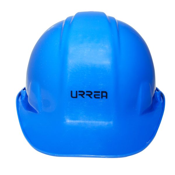 Casco de seguridad con ajuste de 4 puntos, color azul Urrea USH01B