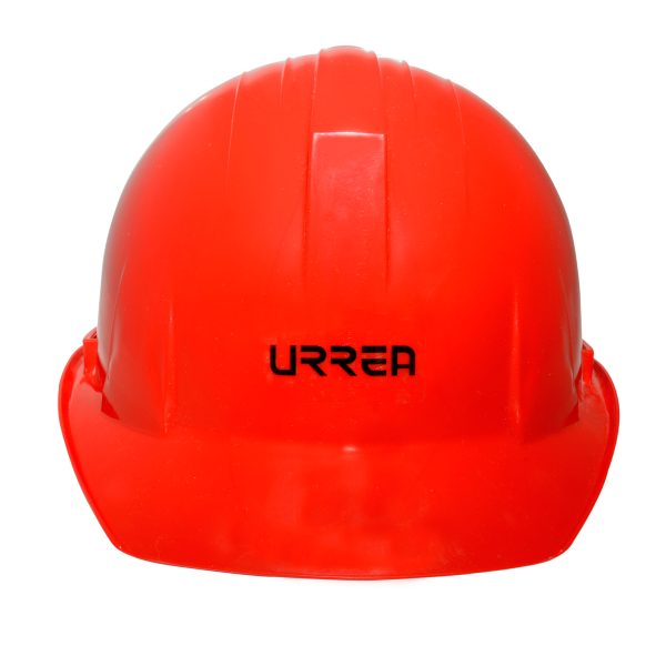 Casco de seguridad con ajuste de 4 puntos, color rojo Urrea USH01R