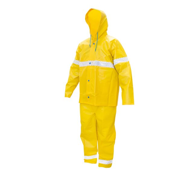 Impermeable con reflejante térmico M, 2 piezas Urrea USIM41