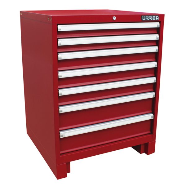 Gabinete fijo 7 gavetas 28" serie X Urrea X28F7