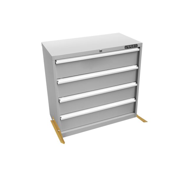 Gabinete modular fijo 4 gavetas 35" serie X Urrea X35F4